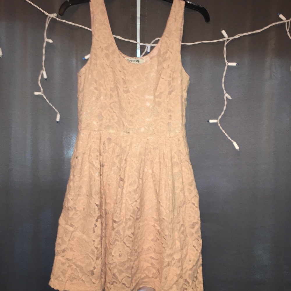Peach dress